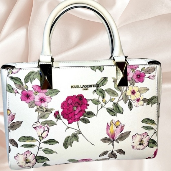 Karl Lagerfeld Paris Kendall Satchel - Picture 1 of 16